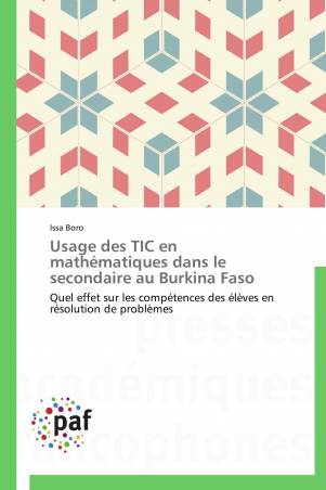 Usage des TIC en mathématiques dans le secondaire au Burkina Faso