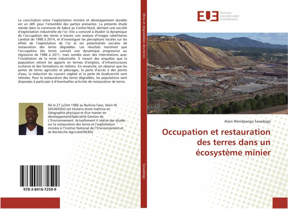 Occupation et restauration des terres dans un écosystème minier