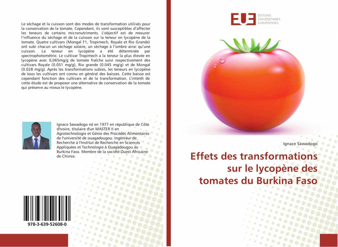Effets des transformations sur le lycopène des tomates du Burkina Faso