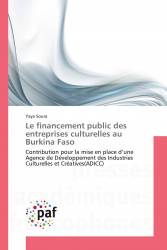 Le financement public des entreprises culturelles au Burkina Faso