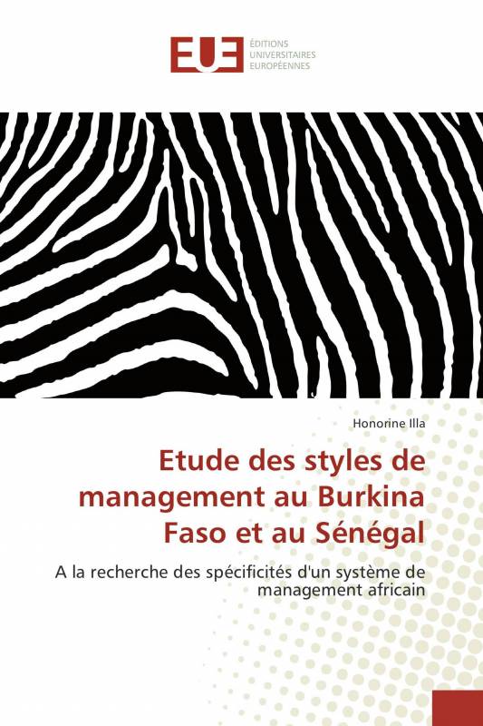 Etude des styles de management au Burkina Faso et au Sénégal