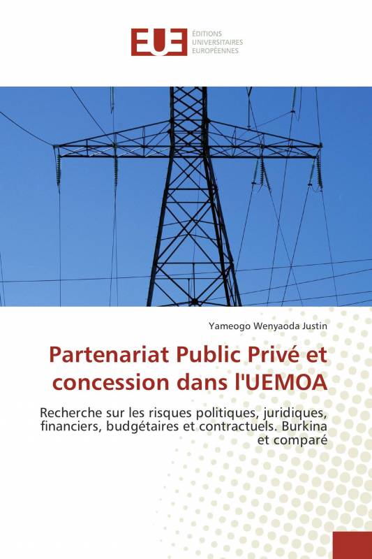 Partenariat Public Privé et concession dans l'UEMOA