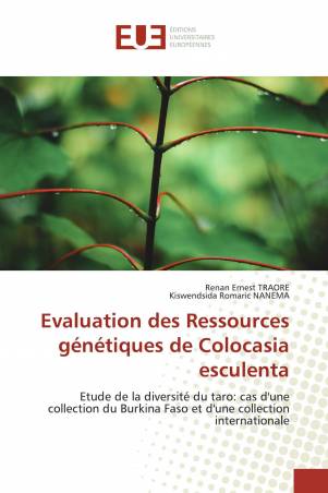 Evaluation des Ressources génétiques de Colocasia esculenta