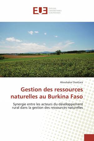 Gestion des ressources naturelles au Burkina Faso