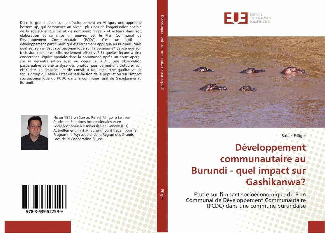 Développement communautaire au Burundi - quel impact sur Gashikanwa?