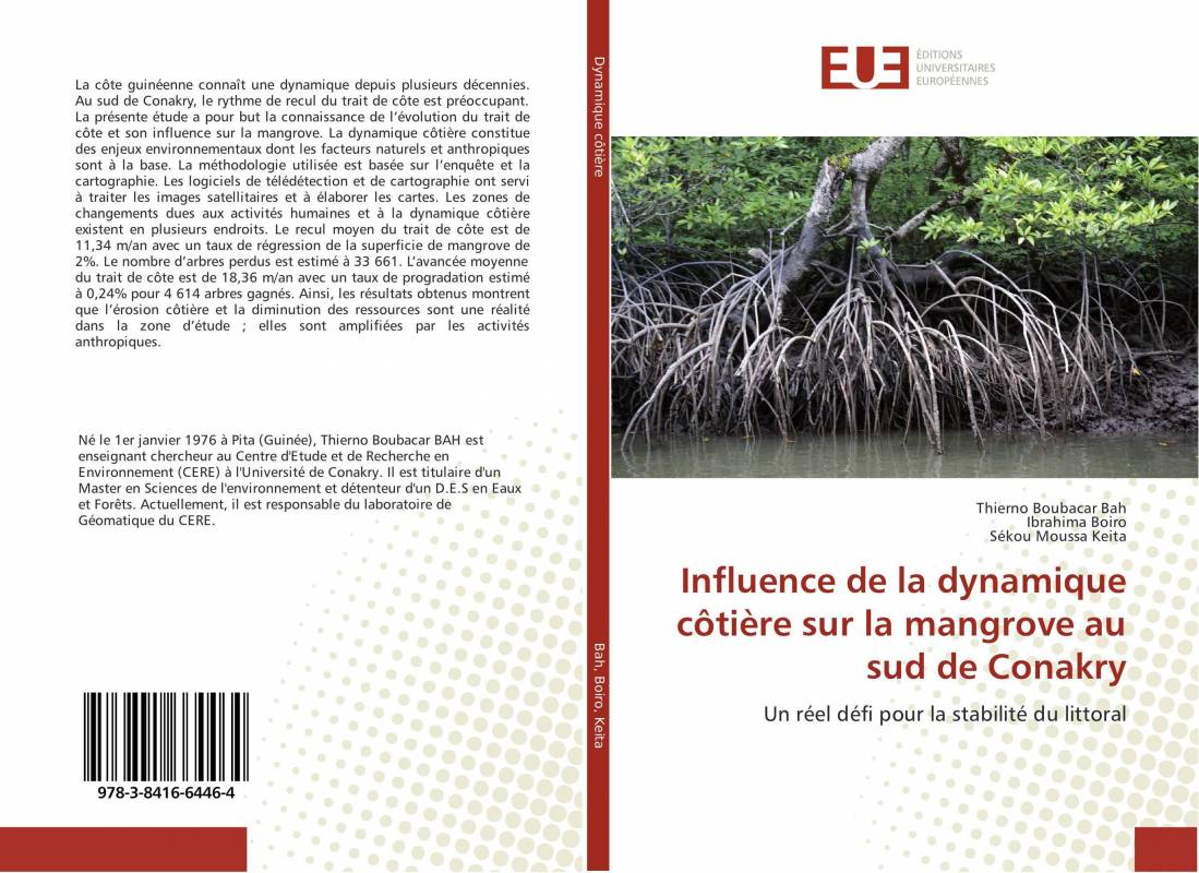 Influence de la dynamique côtière sur la mangrove au sud de Conakry