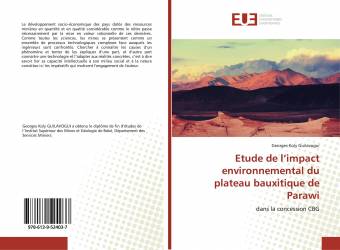 Etude de l’impact environnemental du plateau bauxitique de Parawi