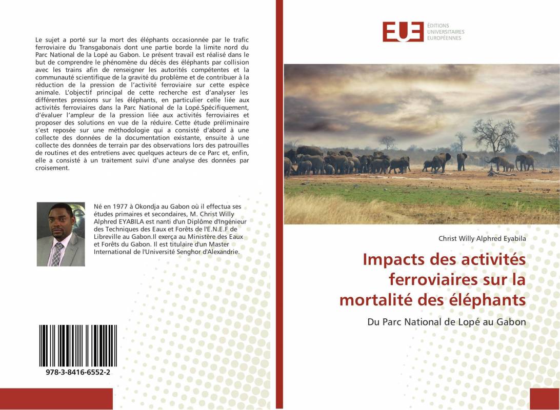 Impacts des activités ferroviaires sur la mortalité des éléphants