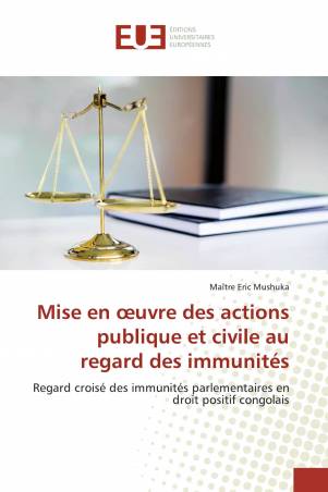 Mise en œuvre des actions publique et civile au regard des immunités