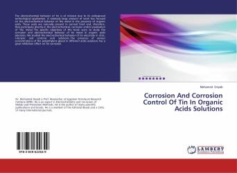 Corrosion And Corrosion Control Of Tin In Organic Acids Solutions