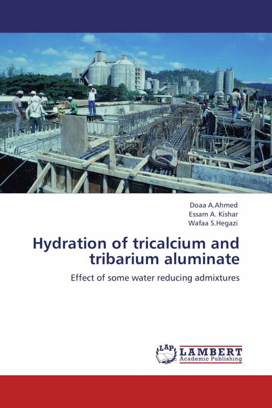Hydration of tricalcium and tribarium aluminate