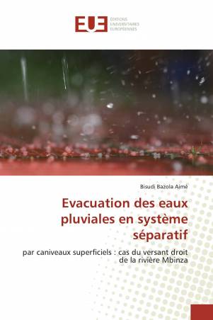 Evacuation des eaux pluviales en système séparatif