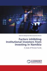 Factors inhibiting Institutional Investors from investing in Namibia