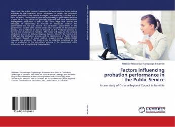 Factors influencing probation performance in the Public Service