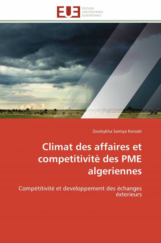 Climat des affaires et competitivitè des PME algeriennes