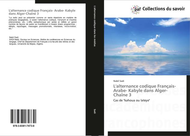 L'alternance codique Français- Arabe- Kabyle dans Alger-Chaîne 3