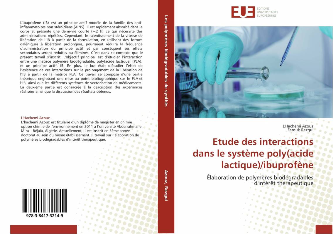 Etude des interactions dans le système poly(acide lactique)/ibuprofène