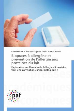 Biopuces à allergène et prévention de l’allergie aux protéines du lait