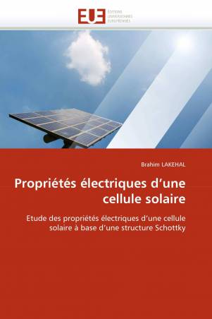 Propriétés électriques d'une cellule solaire