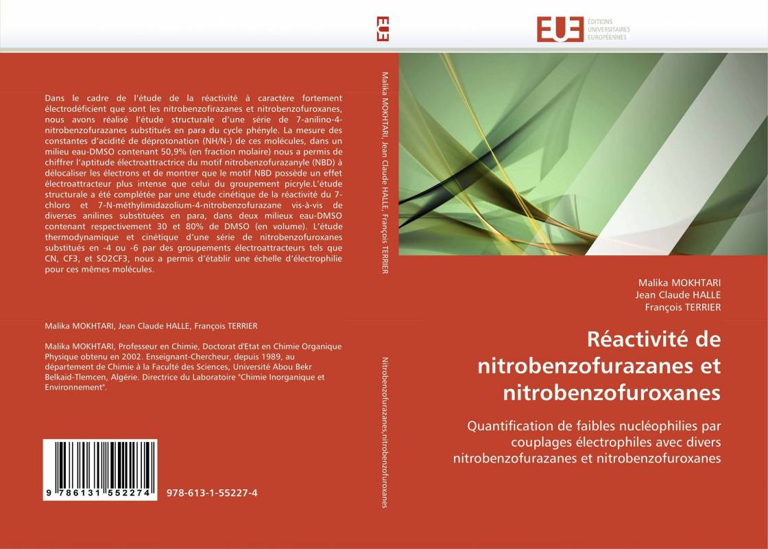 Réactivité de nitrobenzofurazanes et nitrobenzofuroxanes
