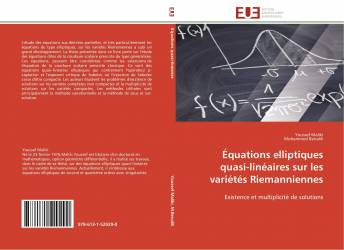 Équations elliptiques quasi-linéaires sur les variétés Riemanniennes