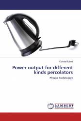 Power output for different kinds percolators