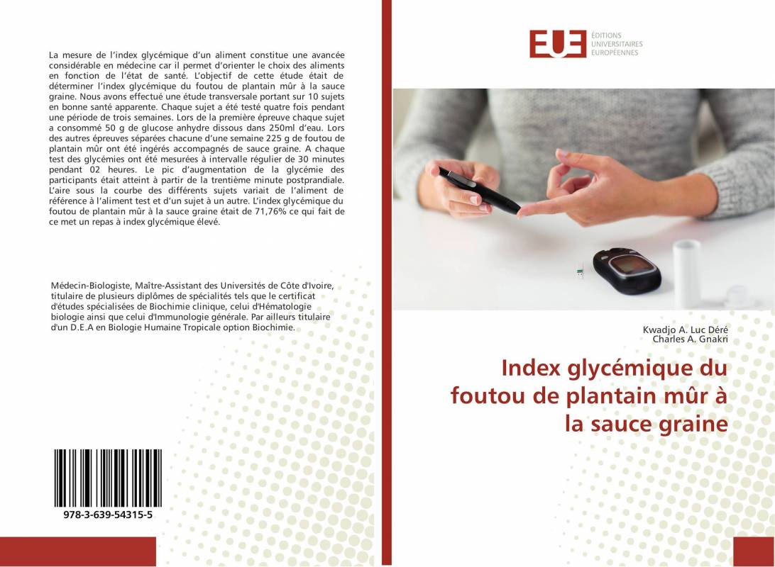 Index glycémique du foutou de plantain mûr à la sauce graine