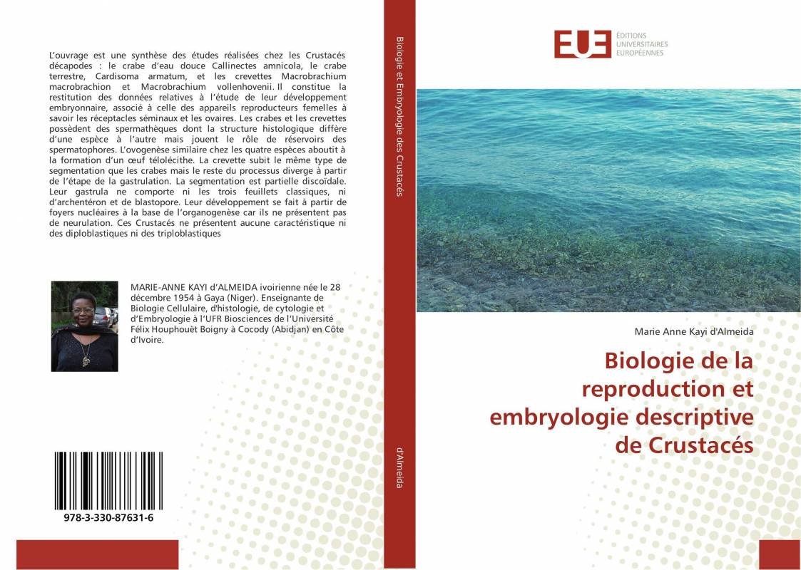 Biologie de la reproduction et embryologie descriptive de Crustacés