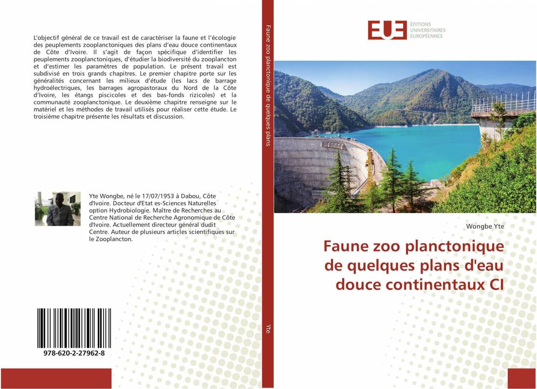 Faune zoo planctonique de quelques plans d'eau douce continentaux CI