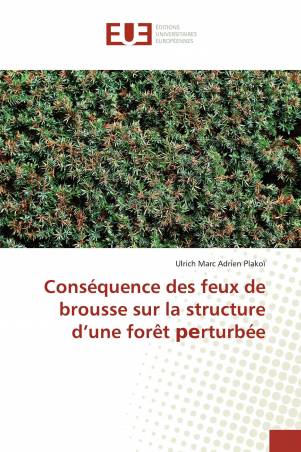 Conséquence des feux de brousse sur la structure d’une forêt реrturbée