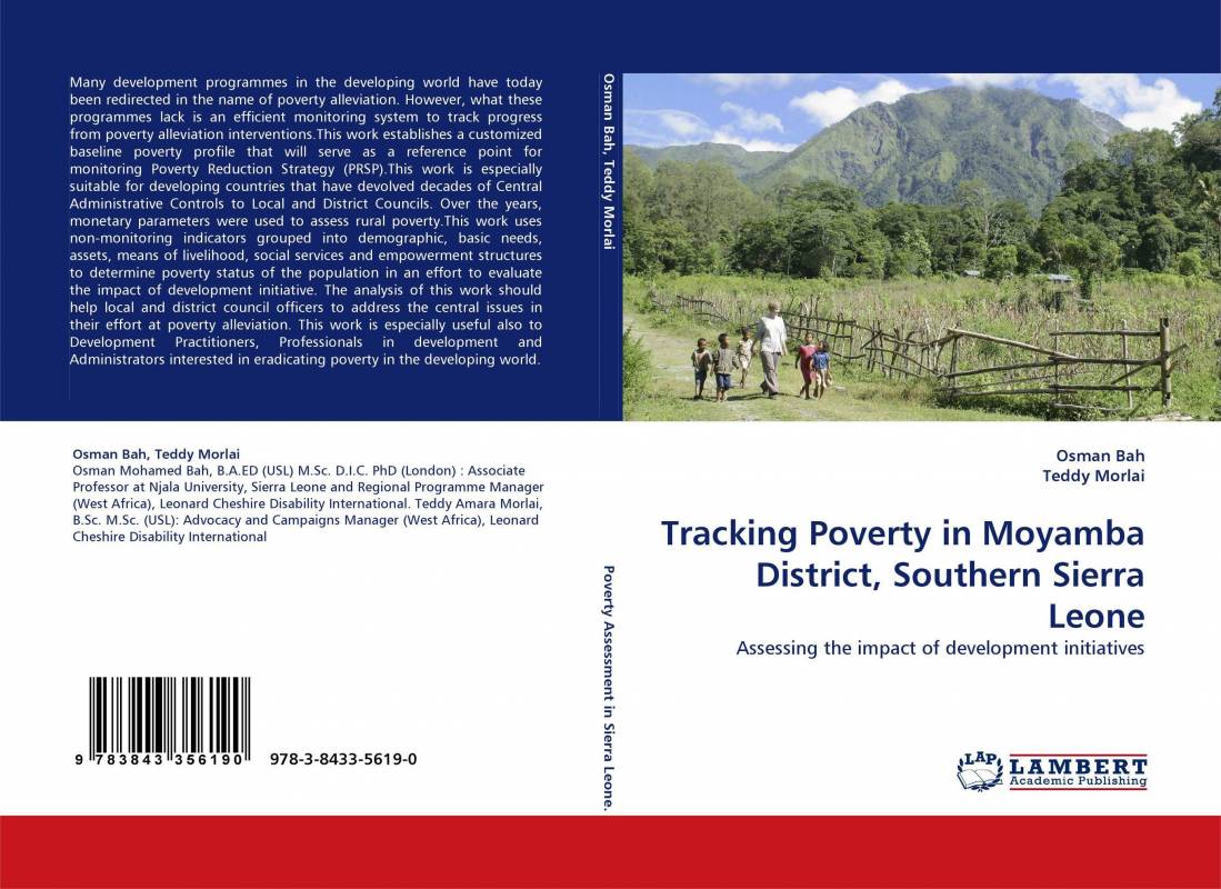 Tracking Poverty in Moyamba District, Southern Sierra Leone