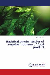 Statistical physics studies of sorption isotherm of food product