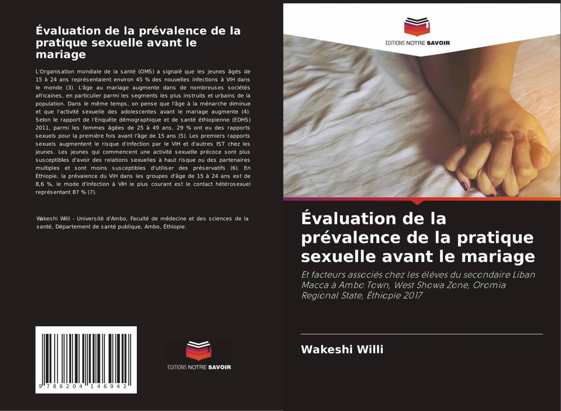 Évaluation de la prévalence de la pratique sexuelle avant le mariage