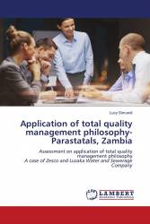 Application of total quality management philosophy-Parastatals, Zambia
