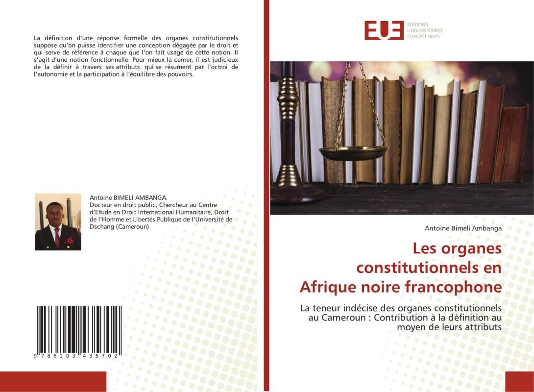 Les organes constitutionnels en Afrique noire francophone