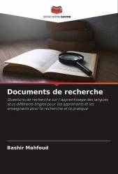 Documents de recherche