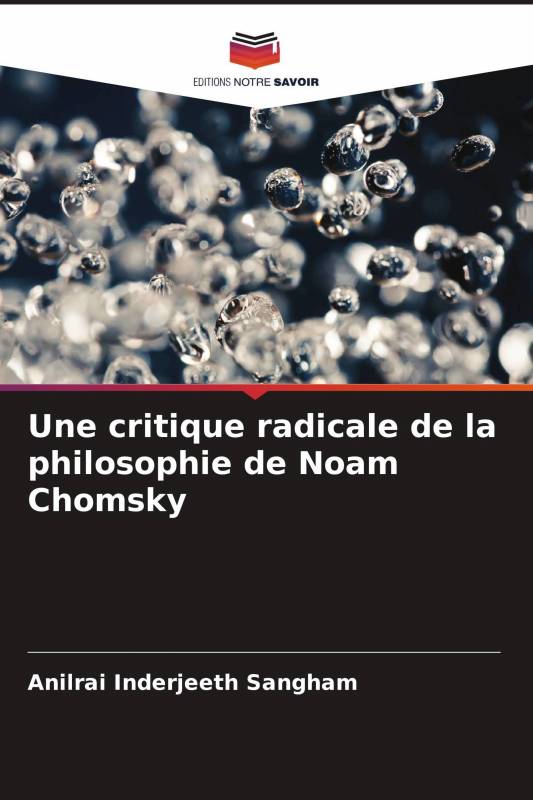 Une critique radicale de la philosophie de Noam Chomsky