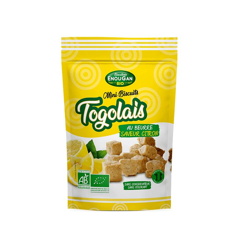 Mini Biscuits Togolais Saveur Citron Enougan