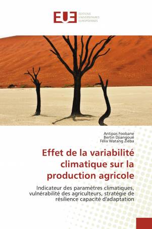 Effet de la variabilité climatique sur la production agricole