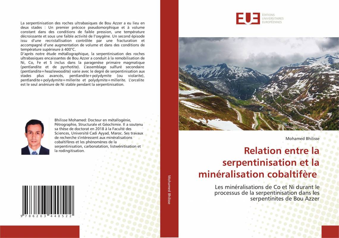 Relation entre la serpentinisation et la minéralisation cobaltifère