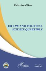 Ub law and political science quarterly vol 2, n° 1, october 2022