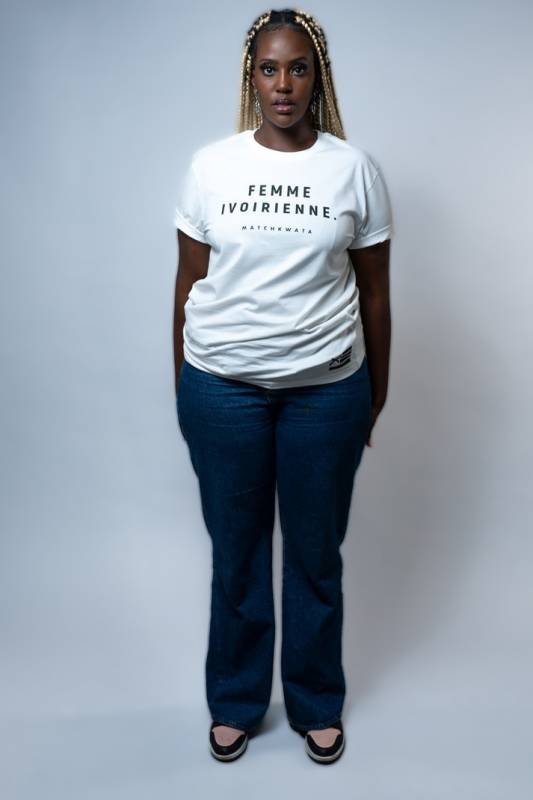 T-shirt Femme ivoirienne Match Kwata