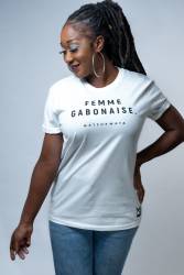 T-shirt Femme gabonaise Match Kwata