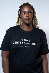 T-shirt Femme centrafricaine Match Kwata
