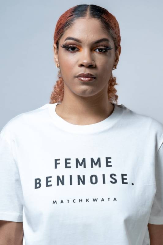 T-shirt Femme béninoise Match Kwata