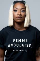 T-shirt Femme angolaise Match Kwata