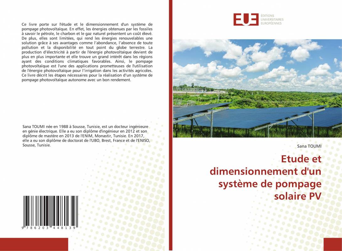 Etude et dimensionnement d'un système de pompage solaire PV