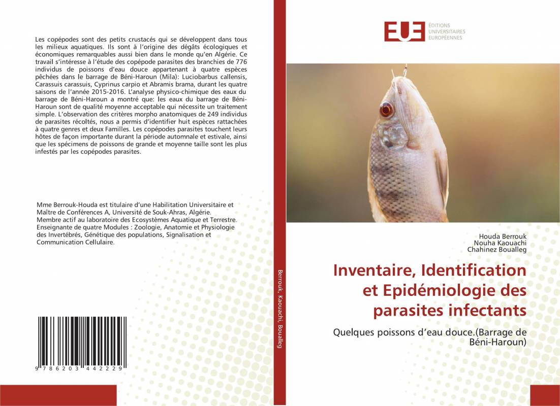 Inventaire, Identification et Epidémiologie des parasites infectants