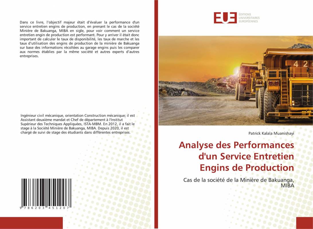 Analyse des Performances d'un Service Entretien Engins de Production