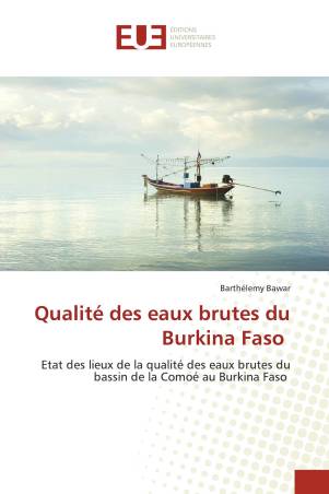 Qualité des eaux brutes du Burkina Faso